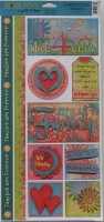 Bo Bunny: Organic We R Family ~ Cardstock Stickers