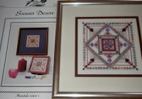 Amaryllis Artworks: Mandala Series 1 Sunset Desert ~ Embroidery Leaflet