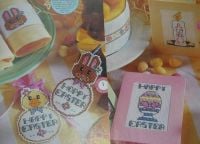 Happy Easter Eggs & Bunnies ~ Four Cross Stitch Charts