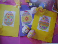 Colourful Easter Egg Cards ~ Four Cross Stitch Charts