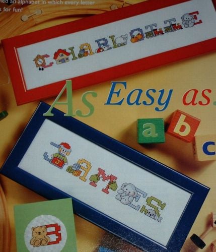 Children's ABC Alphabet ~ Cross Stitch Chart