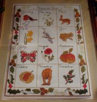 A Year in Nature ~ Cross Stitch Chart