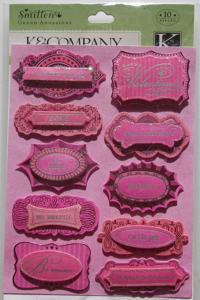 K&Company: Smitten Banners ~ Grand Adhesions Stickers