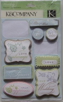 K&Company: Wedding Tags ~ Grand Adhesions Stickers