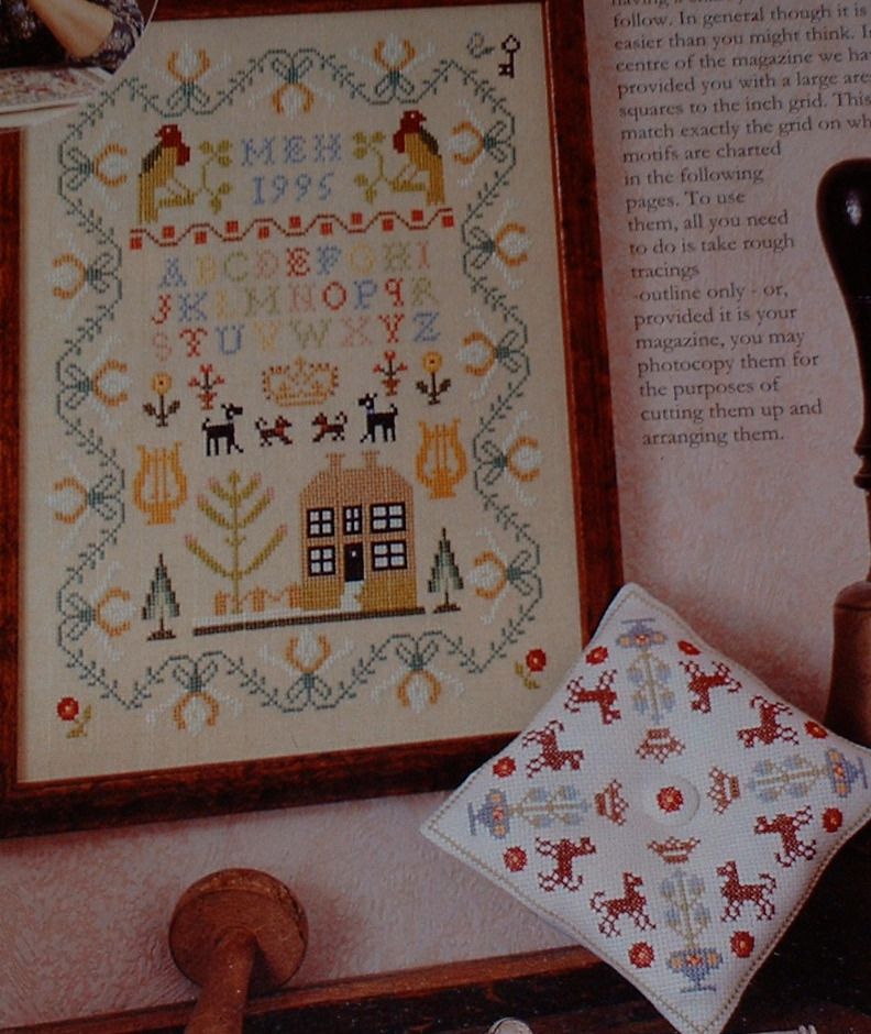Traditional 19th Century Sampler ~ Cross Stitch Chart