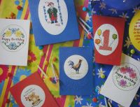 Seven Birthday Cards ~ Cross Stitch Charts