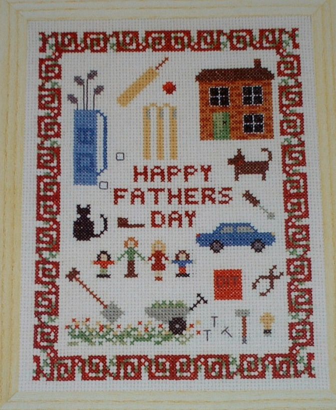 Father's Day Sampler ~ Cross Stitch Chart