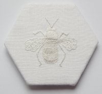 Swarm of bees - Whitework Bee embroidery kit