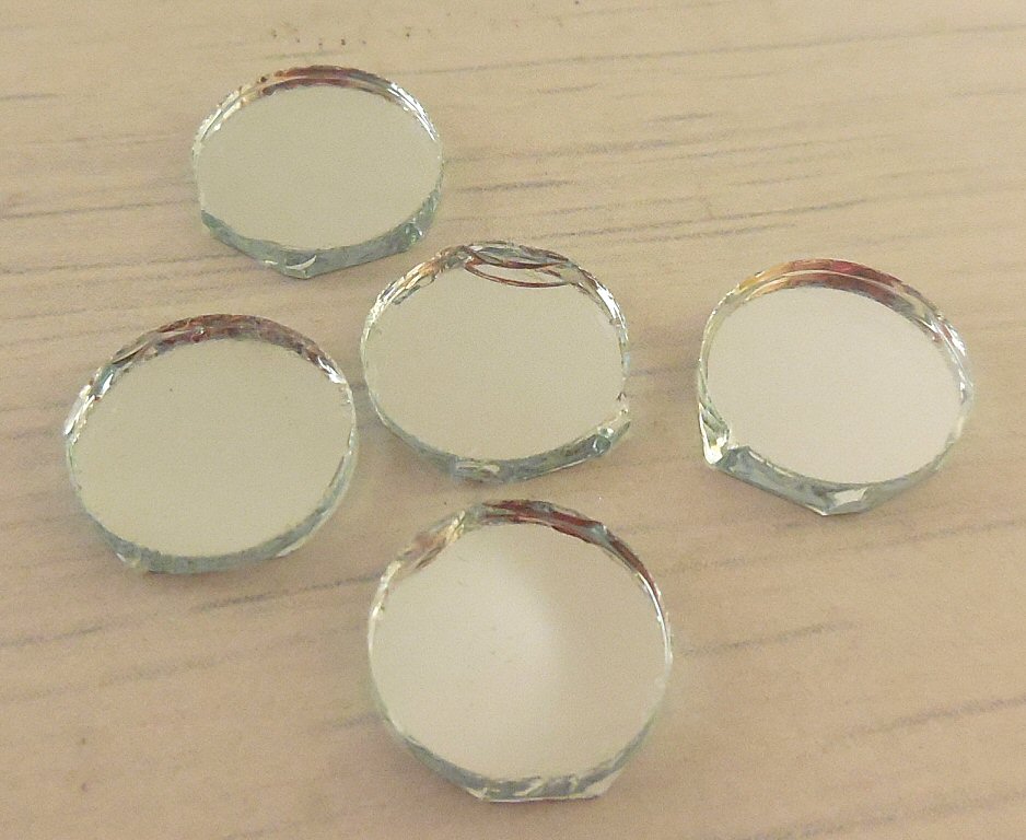 Round Shisha Mirrors (Qty 20, diameter 10mm)