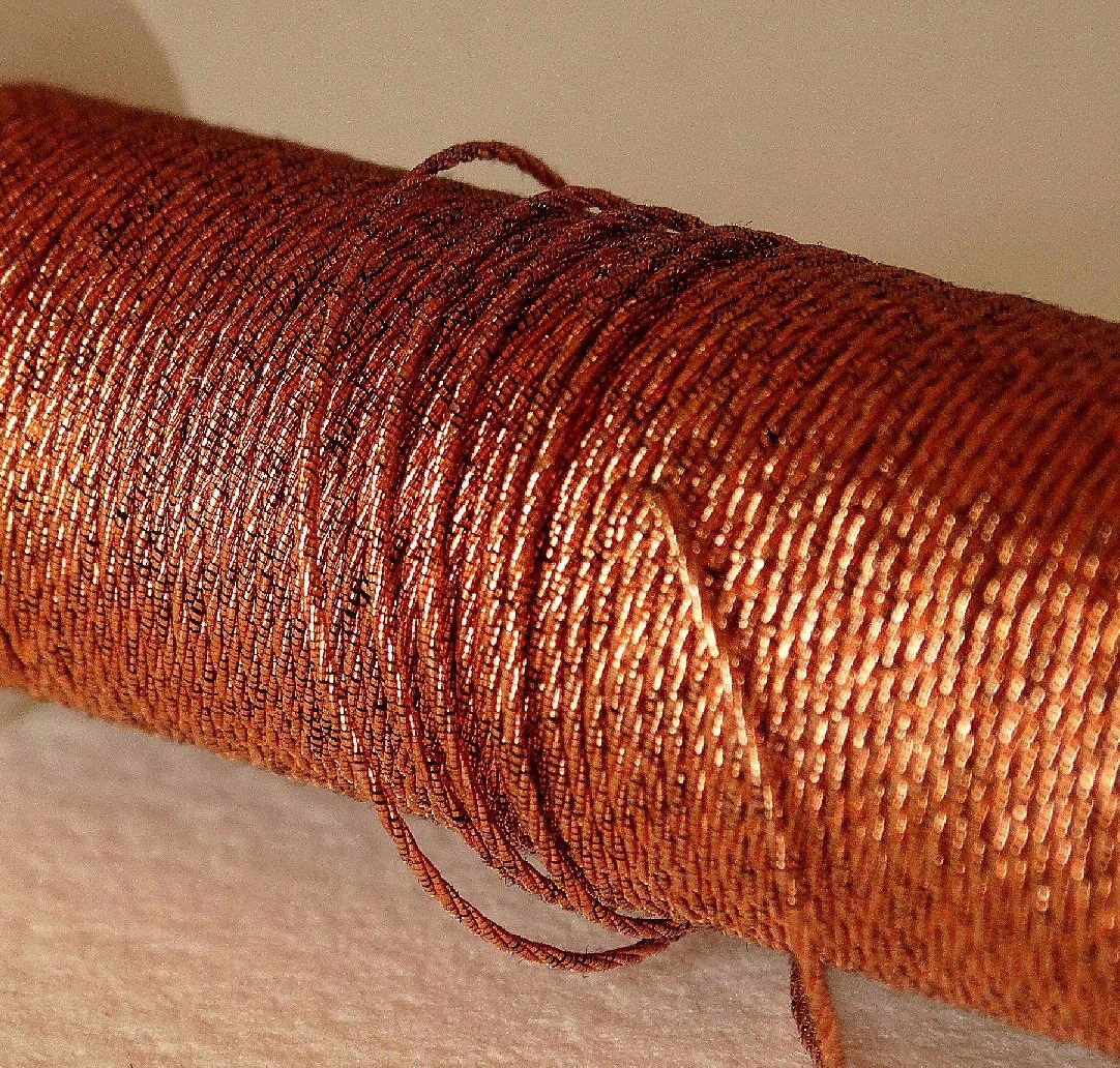 Copper Twist thread 1 1/2, 1m