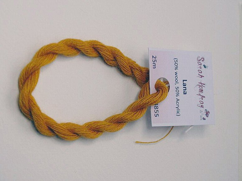 3855 Dark gold Lana thread (yellow)