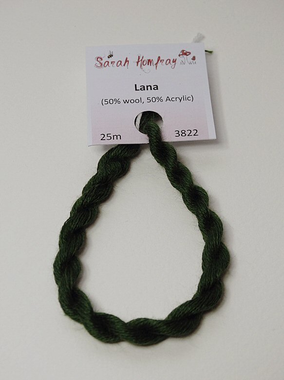 3822 Deep green Lana thread (green)