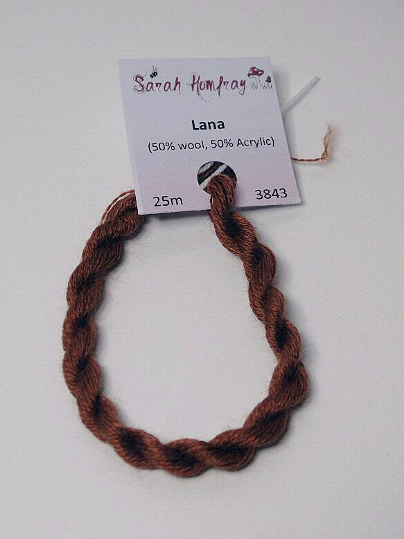 3843 Brown plum Lana thread (brown)