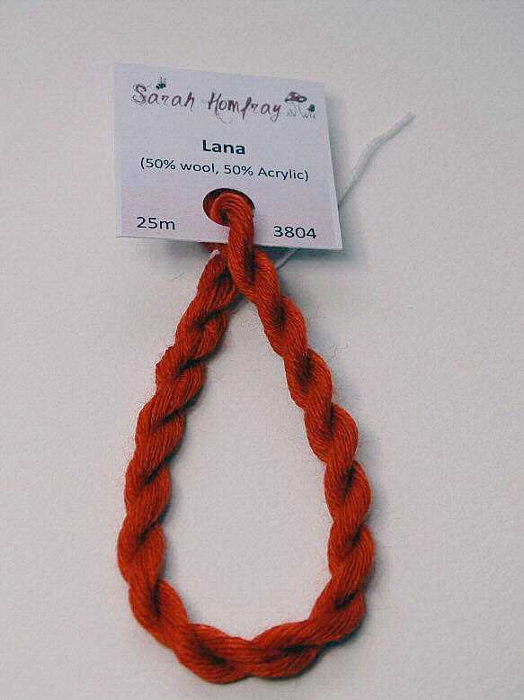 3804 Dark orange Lana thread (red)