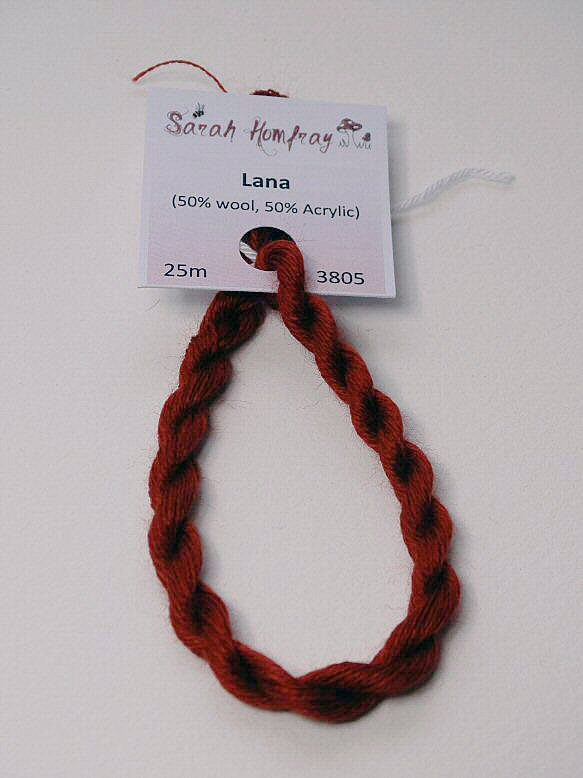 3805 Dark scarlet Lana thread (red)