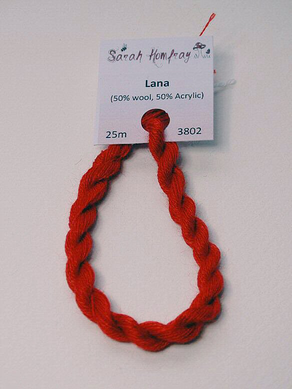 3802 Xmas red Lana thread (red)