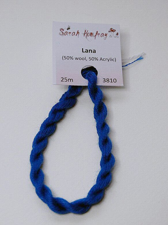 3810 Royal blue (light) Lana thread (blue)