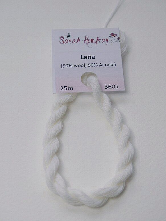 3601 White Lana thread (white)