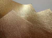 Leather squares, metallic finish - 10cm x 10cm - Gold