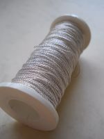 Silver plated Twist thread 1, 1m