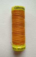 Linen sewing thread, gold colour