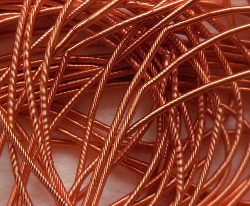 Copper rough purl No. 6 - 50cm