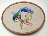 'Turaco' crewelwork embroidery kit