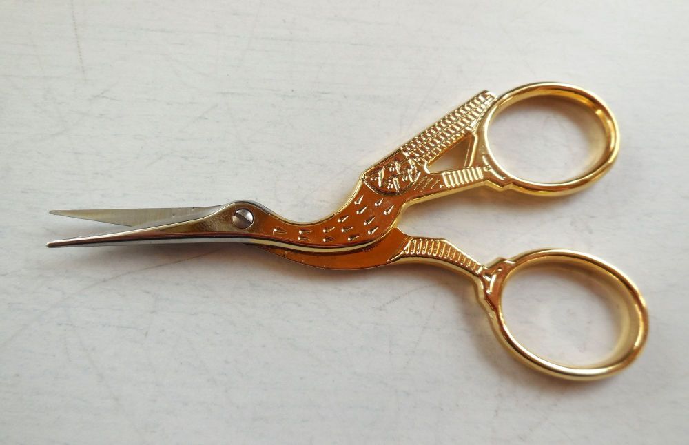 Stork Embroidery scissors (right handed)