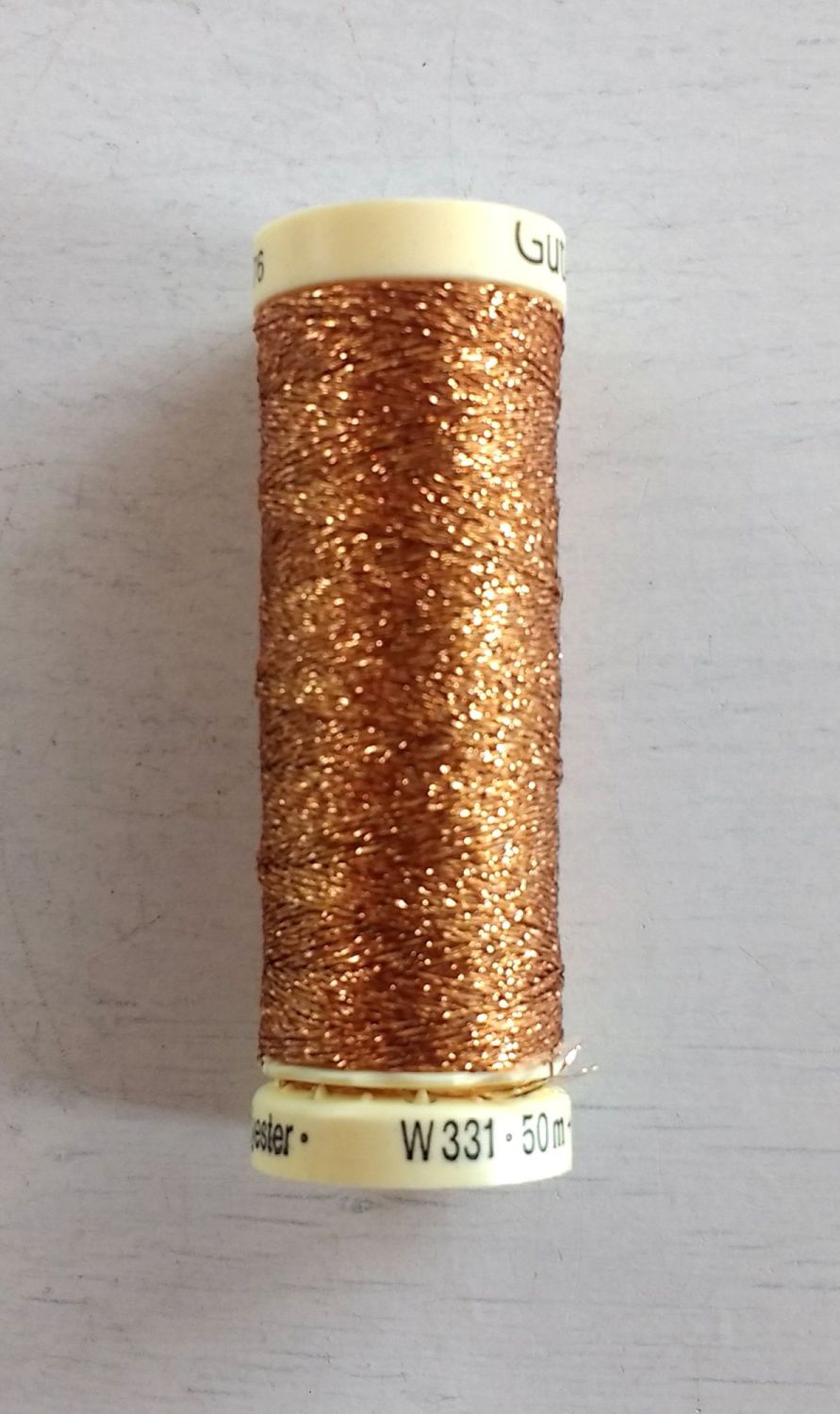 Metallic Effect thread - Copper colour