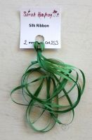 2mm Deep green 253 silk ribbon