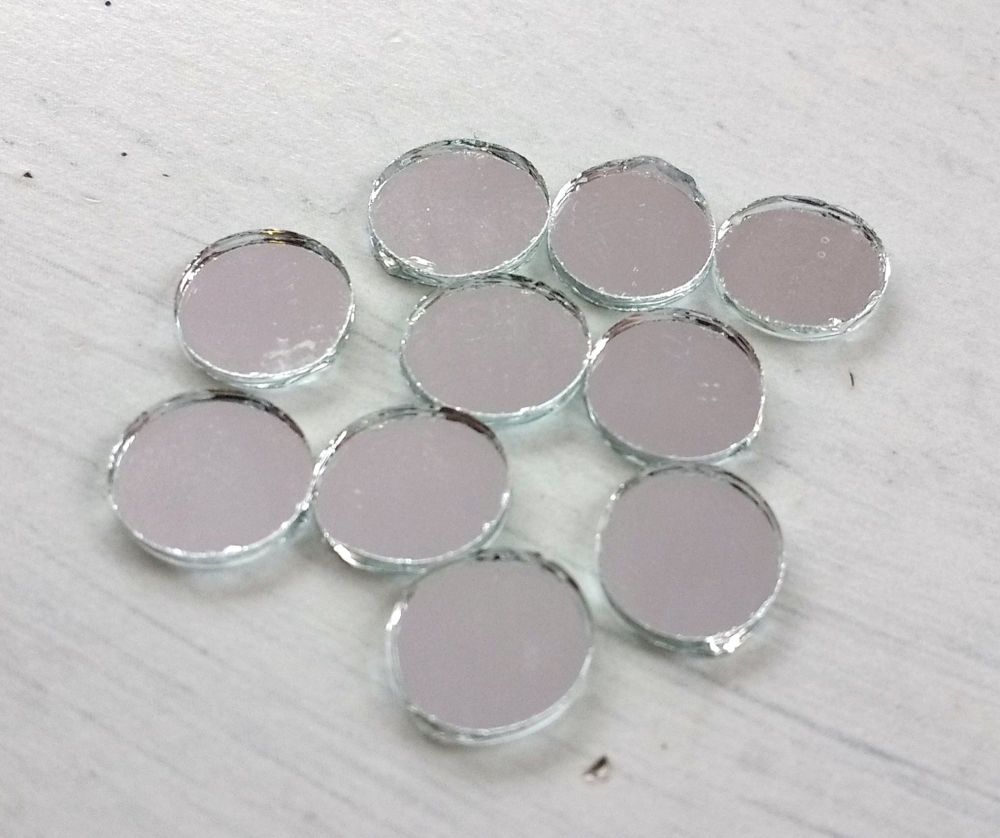 Round Shisha Mirrors (Qty 10, diameter 8mm)