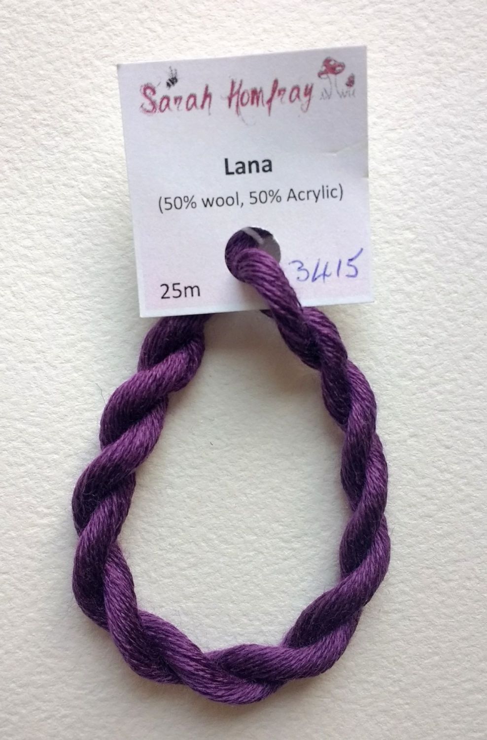 3415 Purple Lana thread (purple) NEW COLOUR!