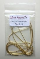 Coloured smooth purl no.6 - Pale Gold