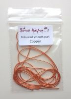Coloured smooth purl no.6 - Copper