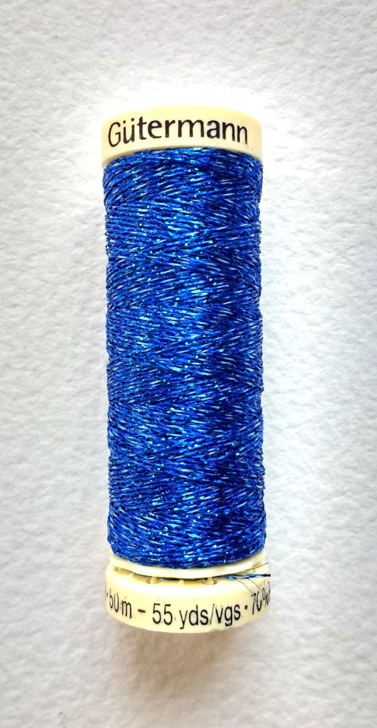 Metallic Effect thread - Bright blue 315