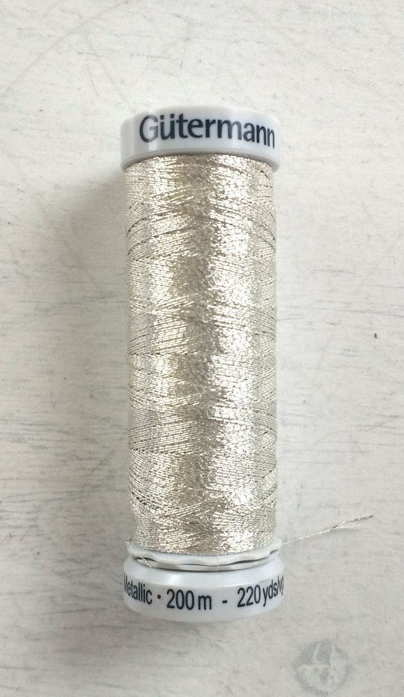 Sulky Dekor metallic thread - Silver colour 7001