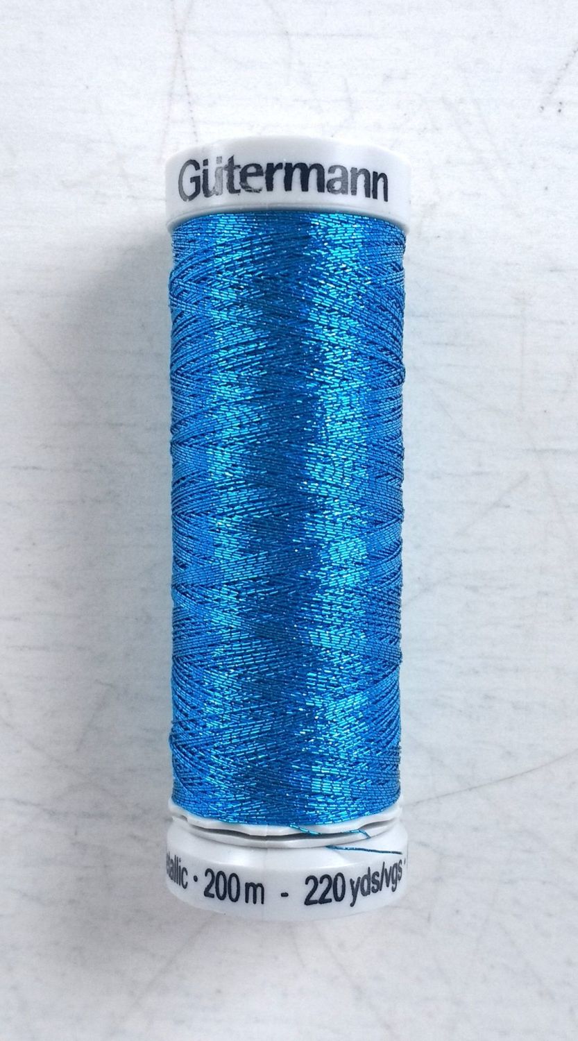 Sulky Dekor metallic thread - Turquoise colour 7052