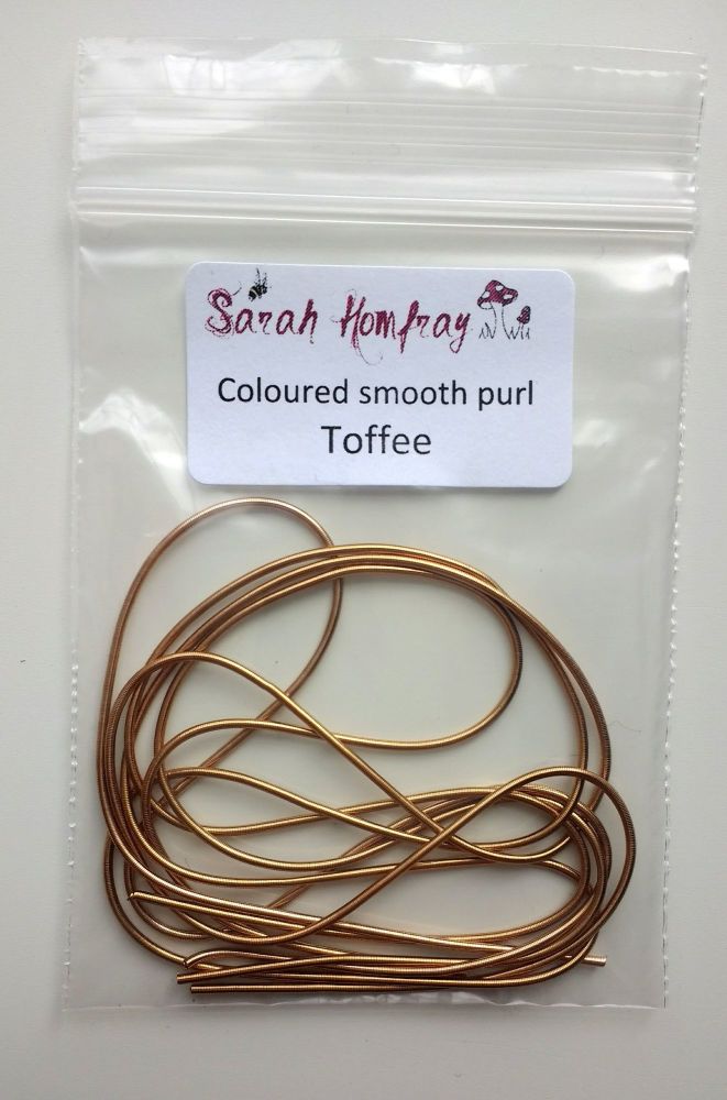 Coloured smooth purl no.6 - Toffee