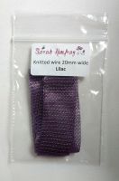 Knitted wire - 48cm length, Lilac LAST CAHNCE TO BUY!