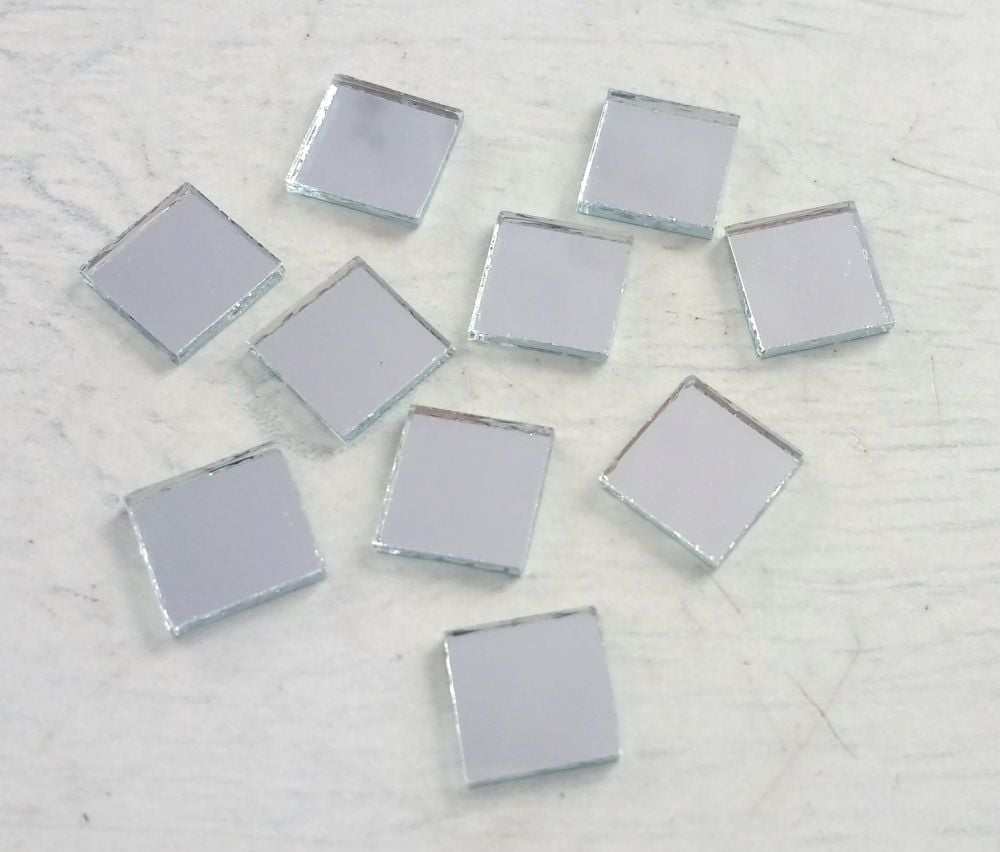 Square Shisha Mirrors (Qty 10, size 7mm x 7mm)