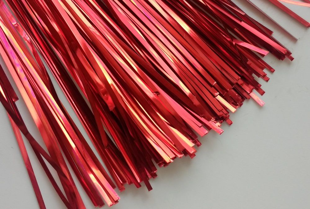 Plate ribbon, Poppy Red 1mm