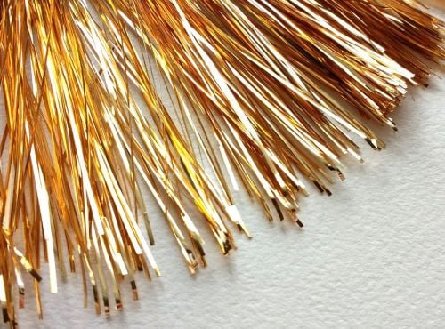Plate ribbon, Pink Gold 1mm