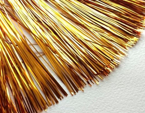 Plate ribbon, Warm Gold 1mm