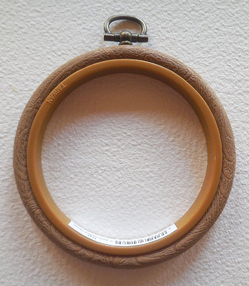 Embroidery flexi hoop - Round 3" diameter