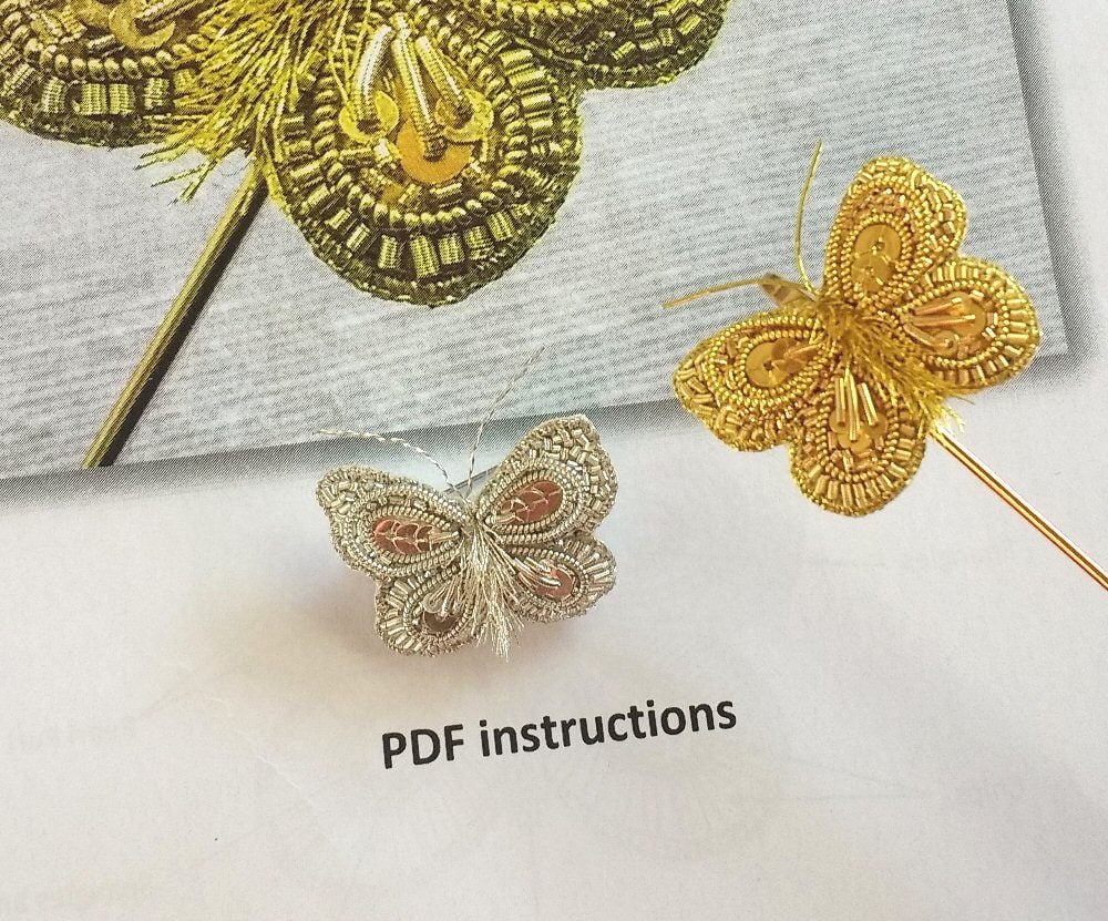 Gold and Silver Butterfly instructions - PDF Download