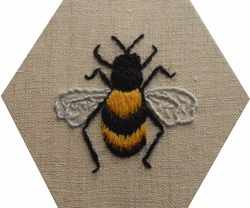 Crewelwork Bee