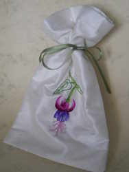 Silk shaded Fuchsia bag