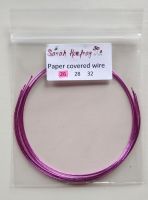 Paper covered wire, 26 guage VIOLET