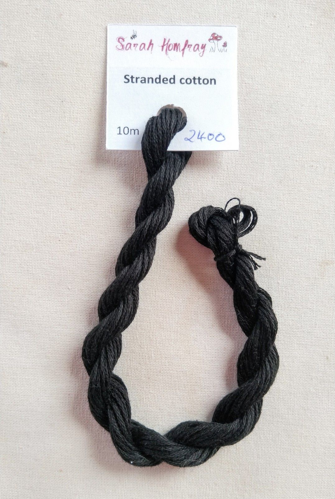 Madeira Stranded cotton - Black 2400