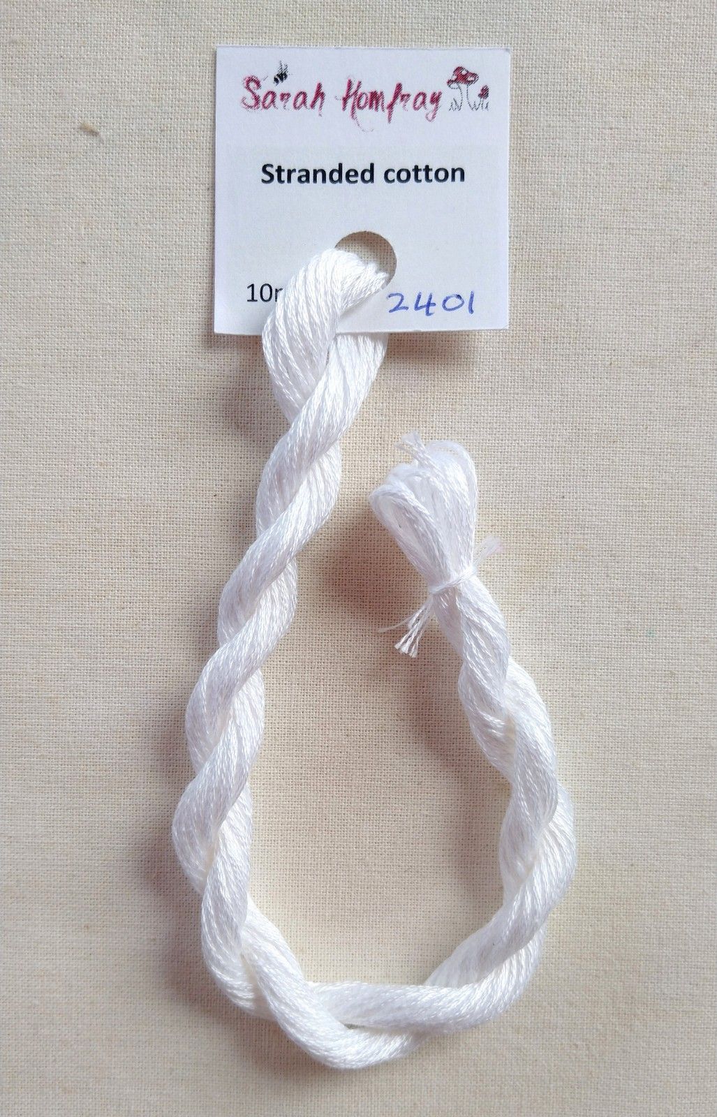 Madeira Stranded cotton - White 2401